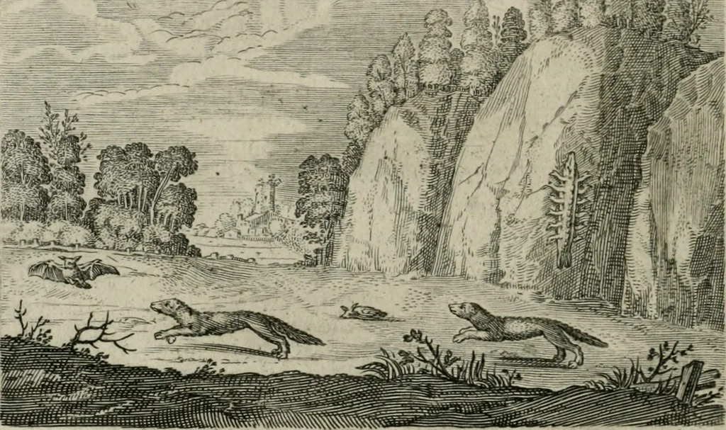 An illustration from Emblemata Florentii Schoonhovii I.C. Goudani, partim moralia partim etiam civilia : cum latiori eorundem ejusdem auctoris intepretatione : accedunt et alia quaedam poëmatia in alijs poëmatum suorum libris non contenta, 1648, leaf 175