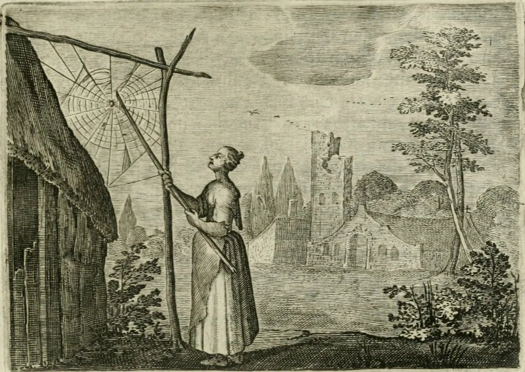 An illustration from Emblemata Florentii Schoonhovii I.C. Goudani, partim moralia partim etiam civilia : cum latiori eorundem ejusdem auctoris intepretatione : accedunt et alia quaedam poëmatia in alijs poëmatum suorum libris non contenta, 1648, leaf 208