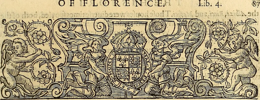 An illustration from The Florentine historie., 1595, leaf 104
