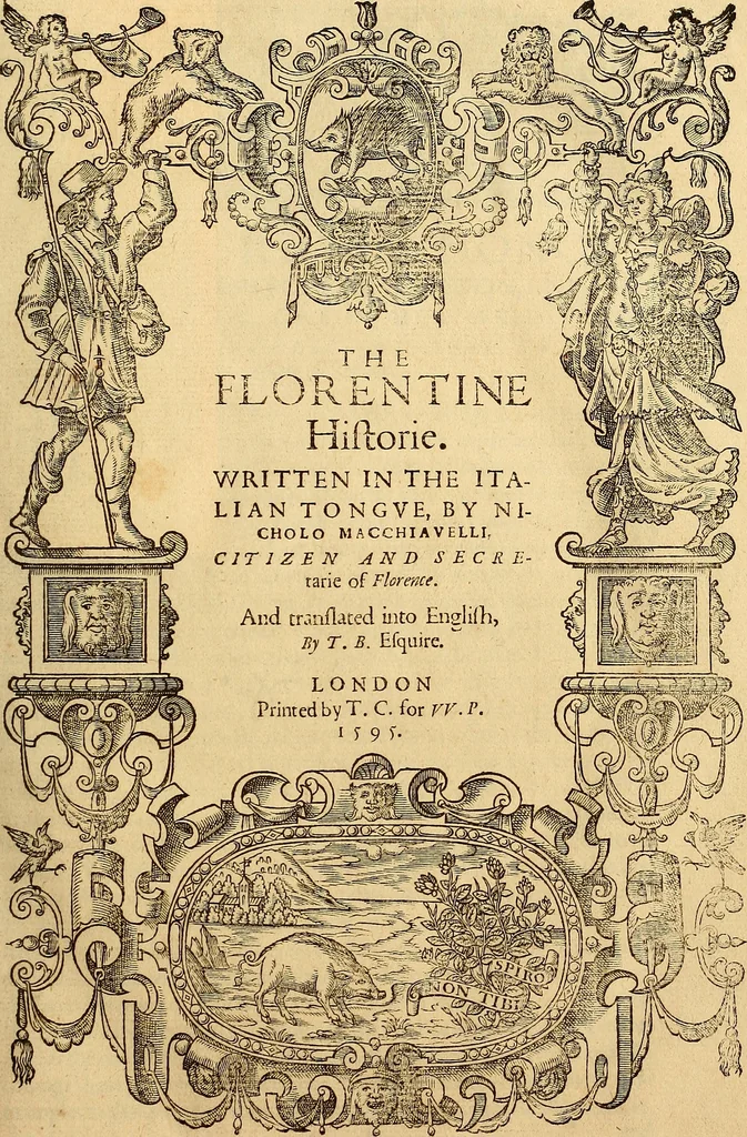 An illustration from The Florentine historie., 1595, leaf 6