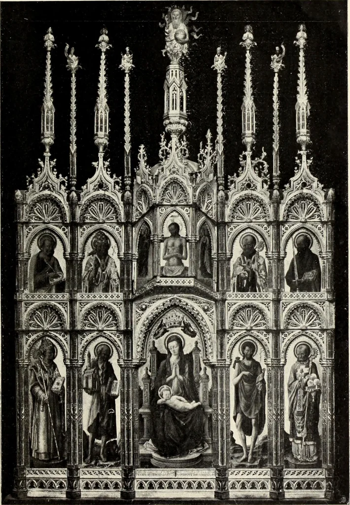 An illustration from Florentinische und venezianische Bilderrahmen aus der Zeit der Gotik und Renaissance, 1902, leaf 101