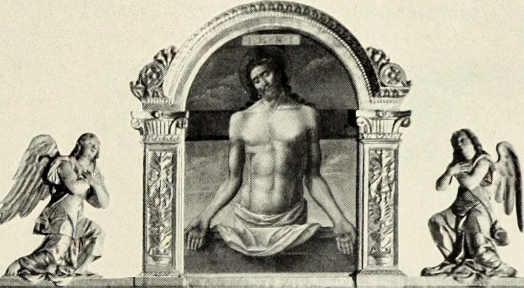 An illustration from Florentinische und venezianische Bilderrahmen aus der Zeit der Gotik und Renaissance, 1902, leaf 107