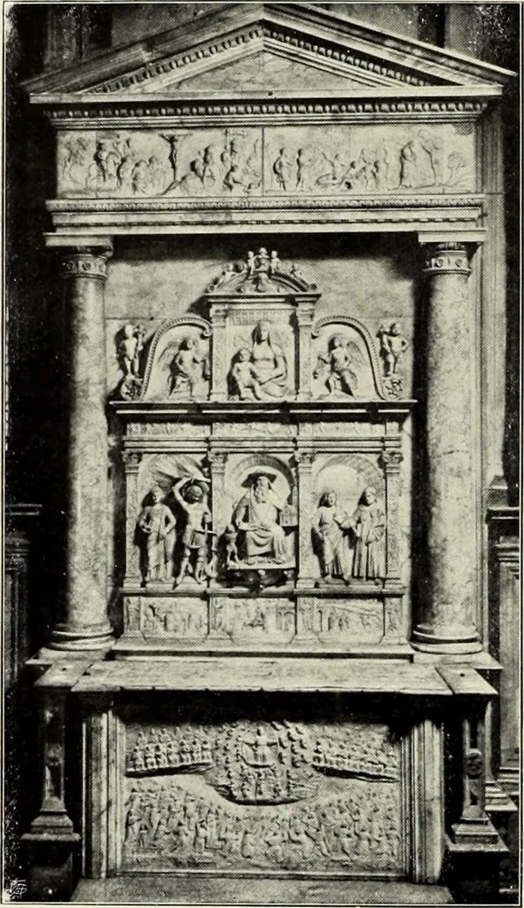 An illustration from Florentinische und venezianische Bilderrahmen aus der Zeit der Gotik und Renaissance, 1902, leaf 108