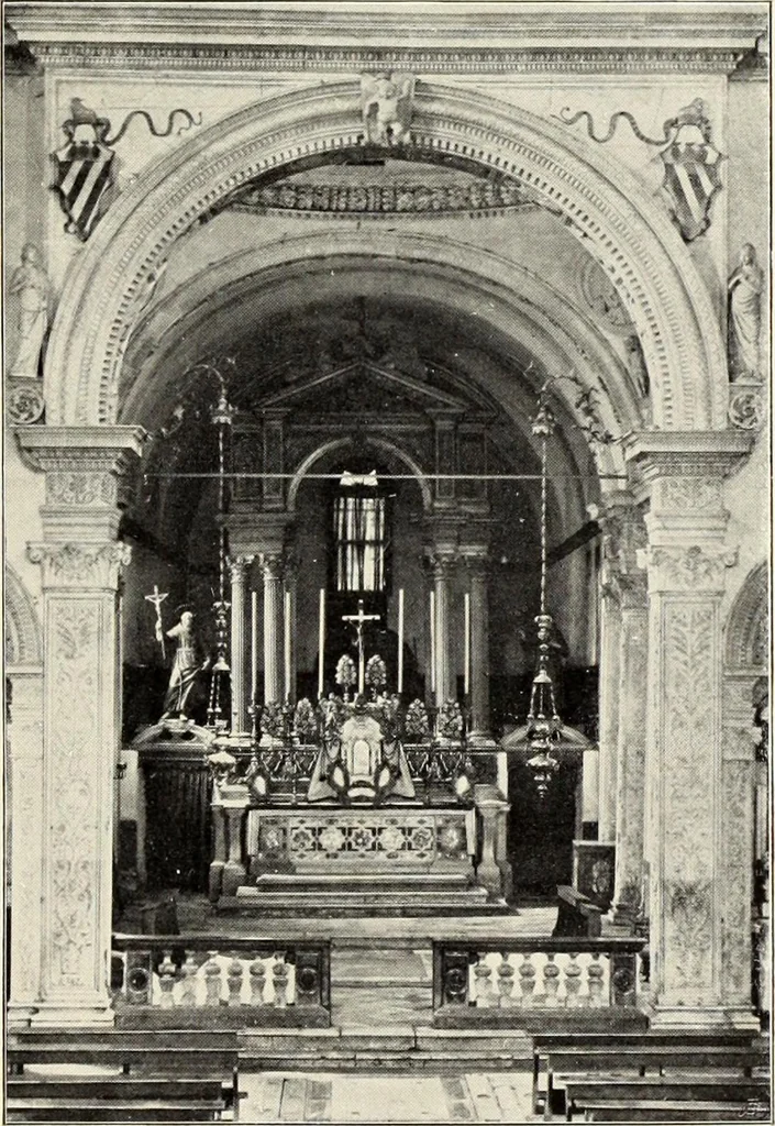 An illustration from Florentinische und venezianische Bilderrahmen aus der Zeit der Gotik und Renaissance, 1902, leaf 113