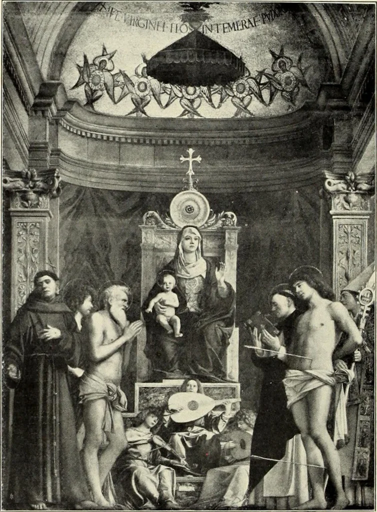 An illustration from Florentinische und venezianische Bilderrahmen aus der Zeit der Gotik und Renaissance, 1902, leaf 116
