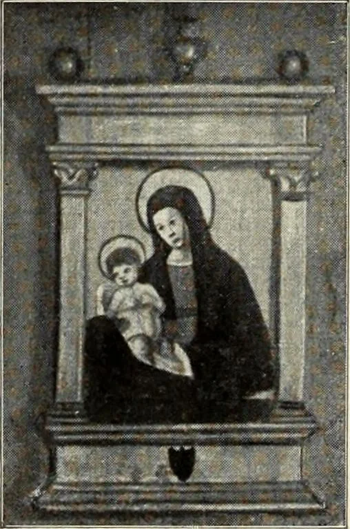 An illustration from Florentinische und venezianische Bilderrahmen aus der Zeit der Gotik und Renaissance, 1902, leaf 120