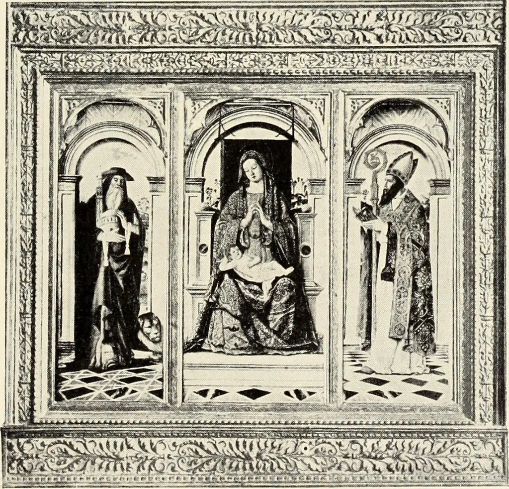 An illustration from Florentinische und venezianische Bilderrahmen aus der Zeit der Gotik und Renaissance, 1902, leaf 129