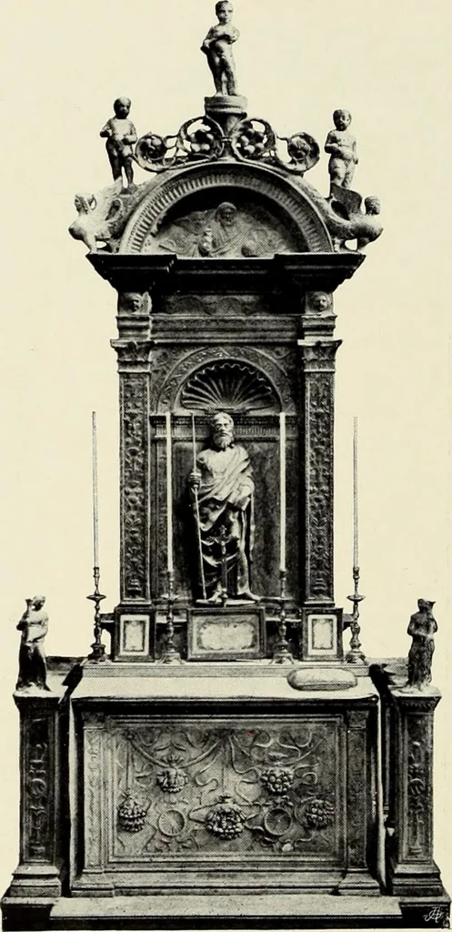 An illustration from Florentinische und venezianische Bilderrahmen aus der Zeit der Gotik und Renaissance, 1902, leaf 132