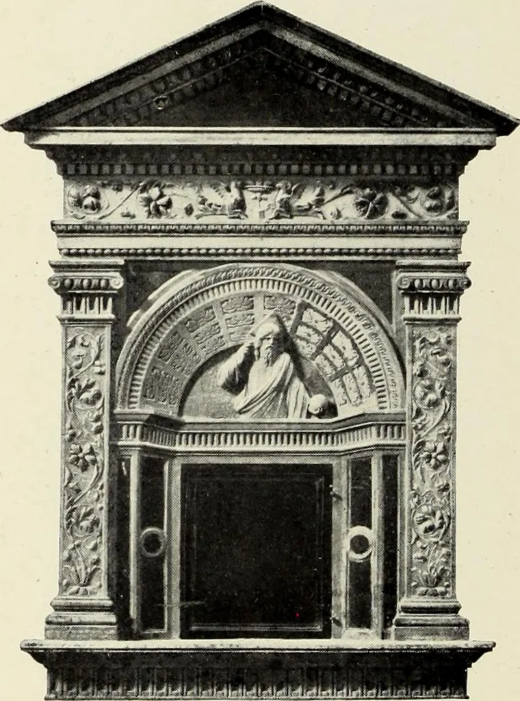 An illustration from Florentinische und venezianische Bilderrahmen aus der Zeit der Gotik und Renaissance, 1902, leaf 136