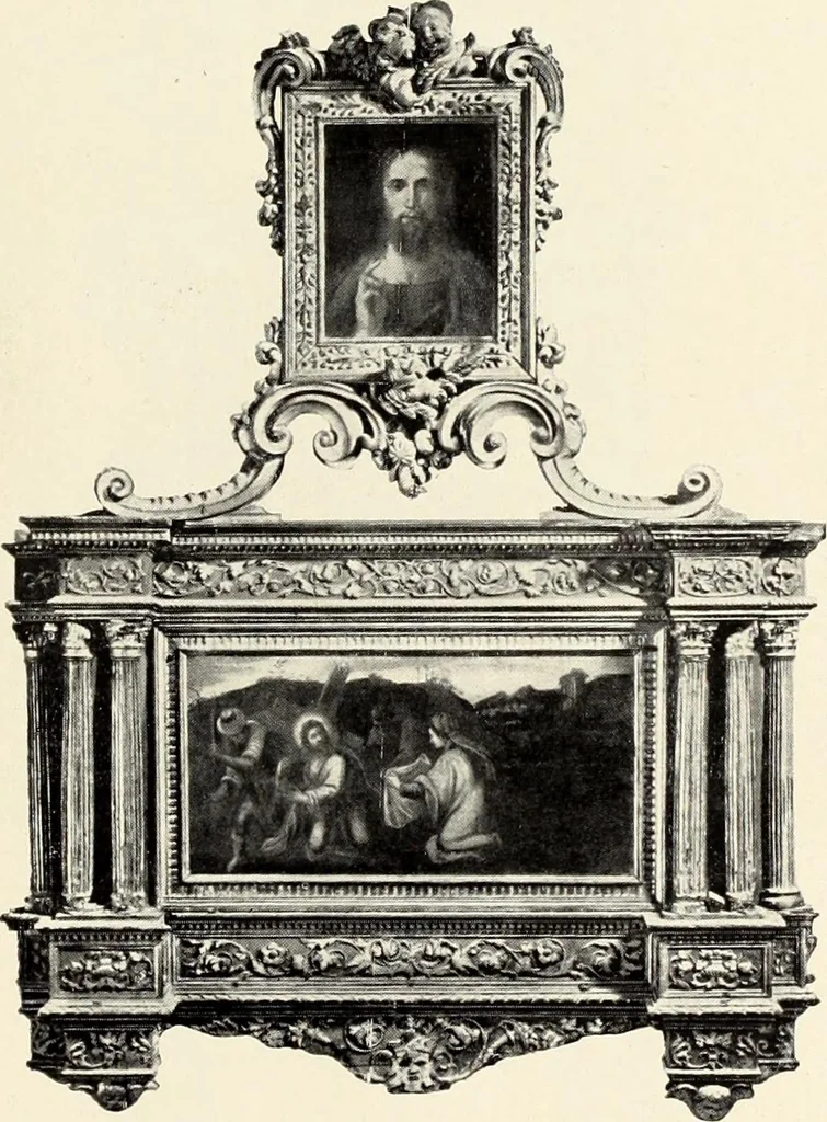 An illustration from Florentinische und venezianische Bilderrahmen aus der Zeit der Gotik und Renaissance, 1902, leaf 139