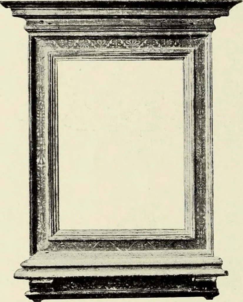 An illustration from Florentinische und venezianische Bilderrahmen aus der Zeit der Gotik und Renaissance, 1902, leaf 140