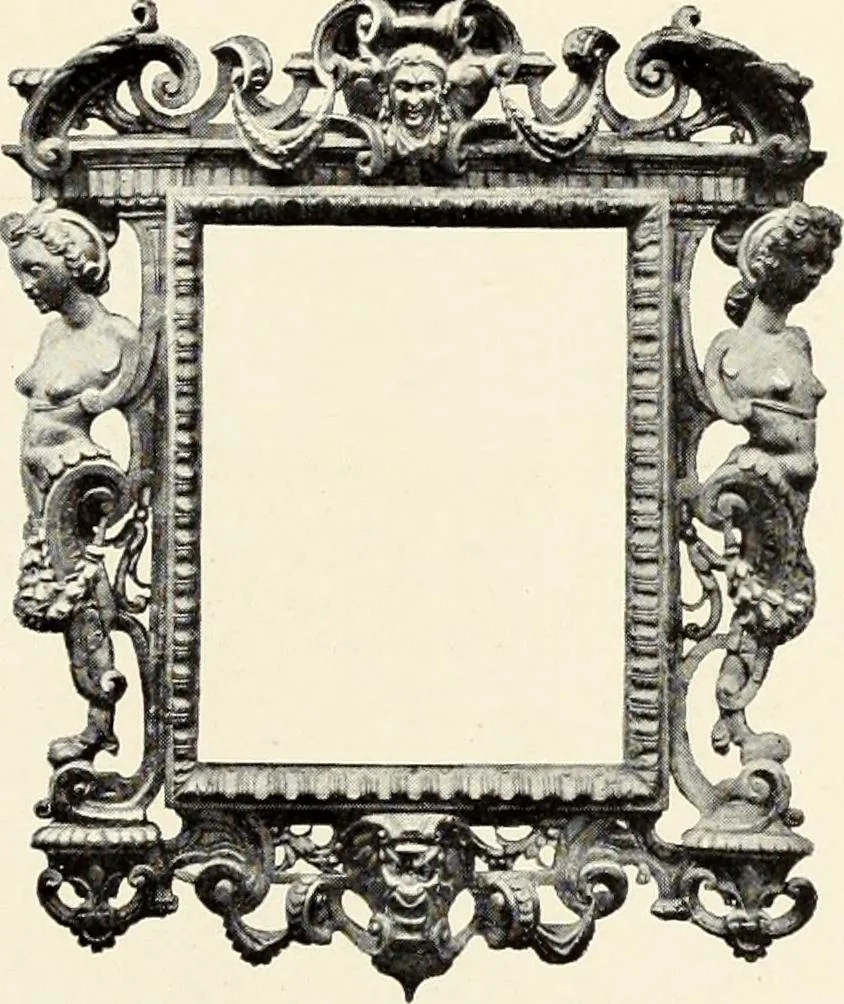 An illustration from Florentinische und venezianische Bilderrahmen aus der Zeit der Gotik und Renaissance, 1902, leaf 141