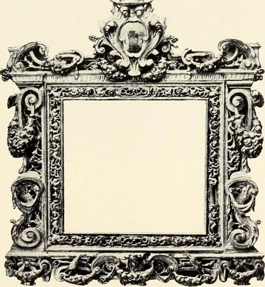 An illustration from Florentinische und venezianische Bilderrahmen aus der Zeit der Gotik und Renaissance, 1902, leaf 141