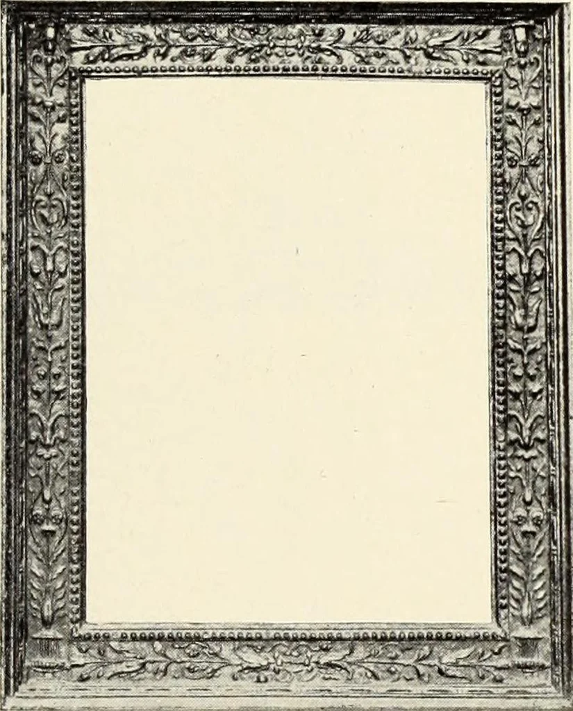 An illustration from Florentinische und venezianische Bilderrahmen aus der Zeit der Gotik und Renaissance, 1902, leaf 143