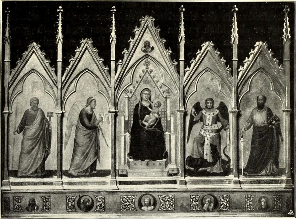 An illustration from Florentinische und venezianische Bilderrahmen aus der Zeit der Gotik und Renaissance, 1902, leaf 17