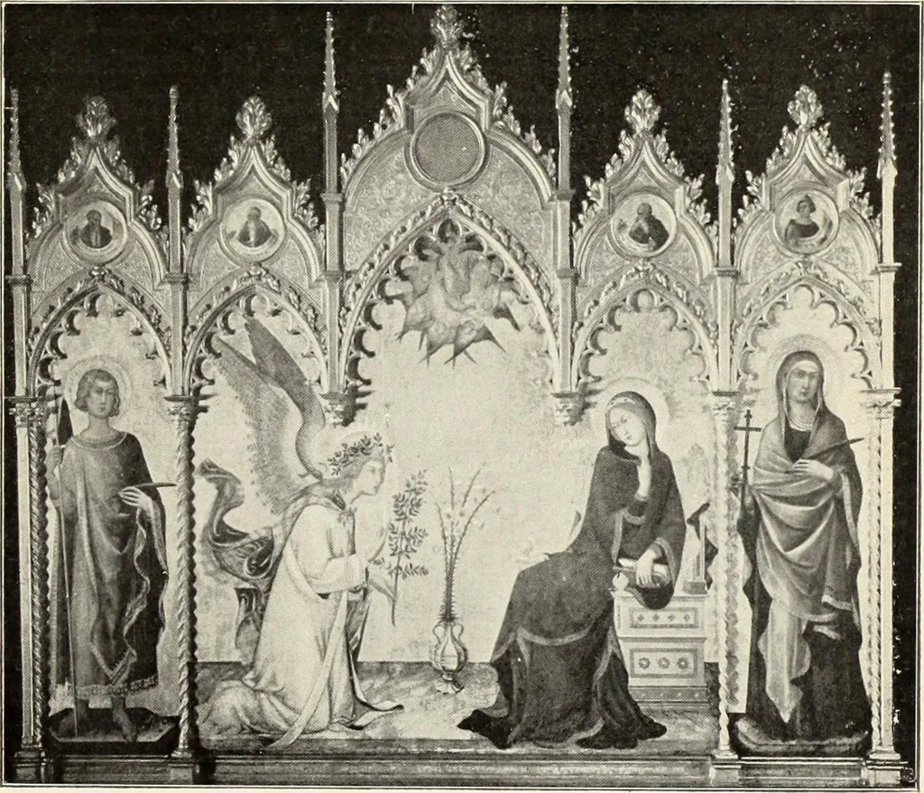 An illustration from Florentinische und venezianische Bilderrahmen aus der Zeit der Gotik und Renaissance, 1902, leaf 19