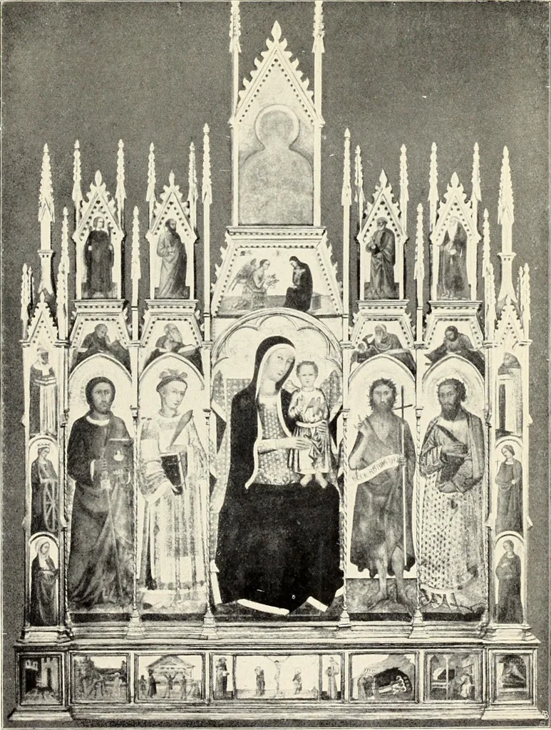 An illustration from Florentinische und venezianische Bilderrahmen aus der Zeit der Gotik und Renaissance, 1902, leaf 23