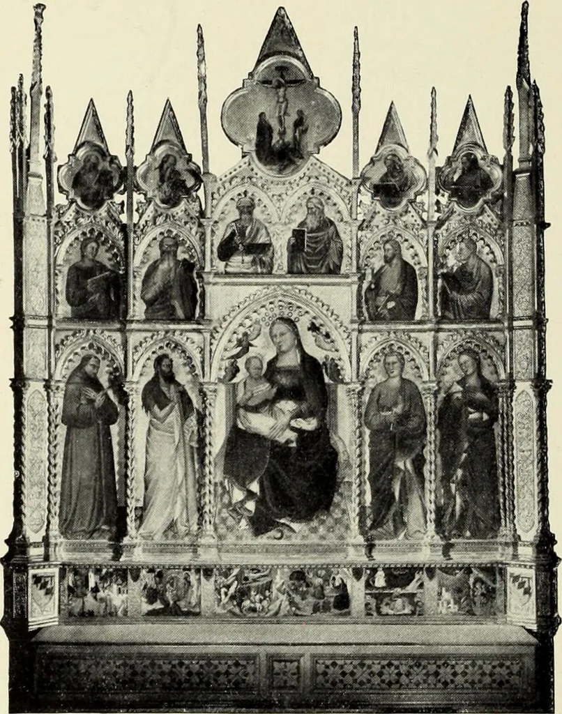 An illustration from Florentinische und venezianische Bilderrahmen aus der Zeit der Gotik und Renaissance, 1902, leaf 24
