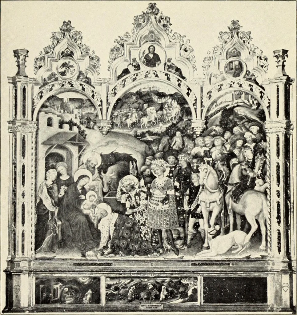 An illustration from Florentinische und venezianische Bilderrahmen aus der Zeit der Gotik und Renaissance, 1902, leaf 25