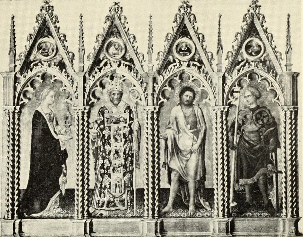 An illustration from Florentinische und venezianische Bilderrahmen aus der Zeit der Gotik und Renaissance, 1902, leaf 27