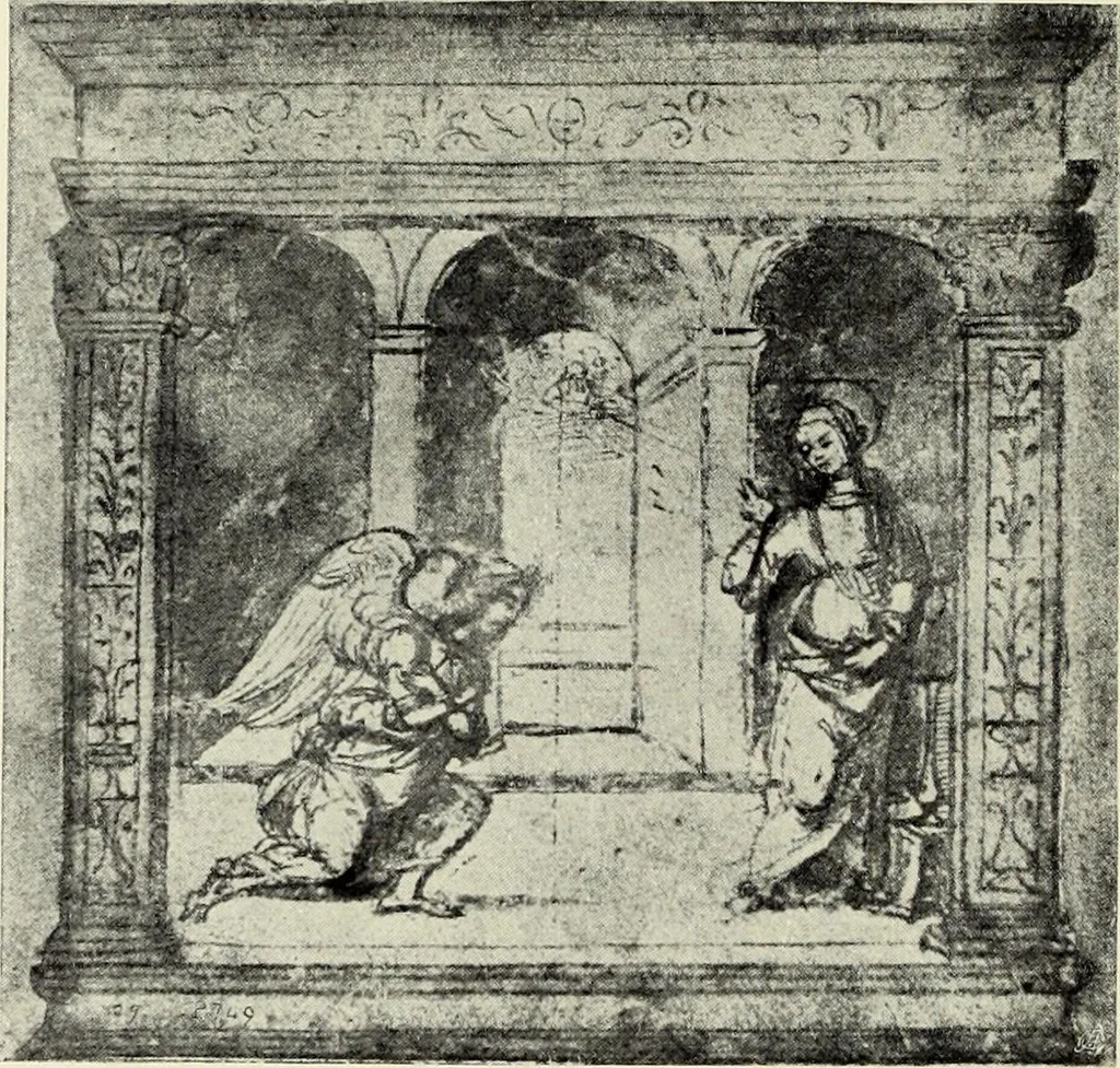 An illustration from Florentinische und venezianische Bilderrahmen aus der Zeit der Gotik und Renaissance, 1902, leaf 42
