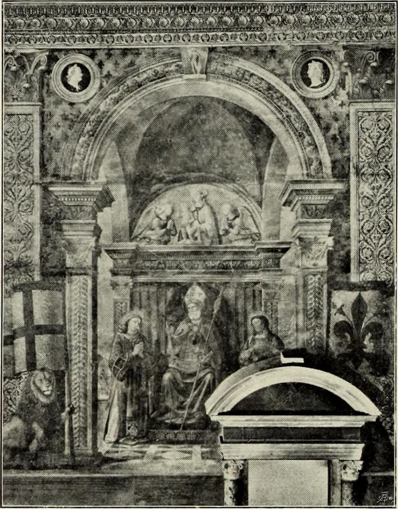 An illustration from Florentinische und venezianische Bilderrahmen aus der Zeit der Gotik und Renaissance, 1902, leaf 50