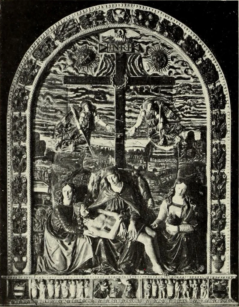 An illustration from Florentinische und venezianische Bilderrahmen aus der Zeit der Gotik und Renaissance, 1902, leaf 52