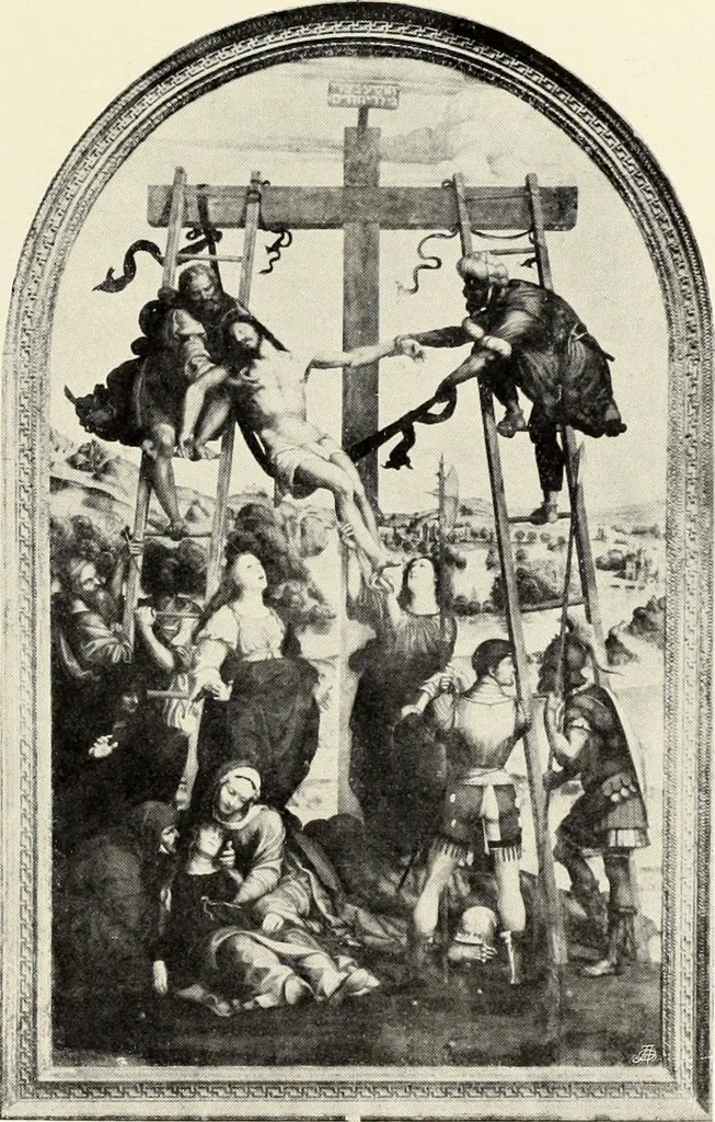 An illustration from Florentinische und venezianische Bilderrahmen aus der Zeit der Gotik und Renaissance, 1902, leaf 53