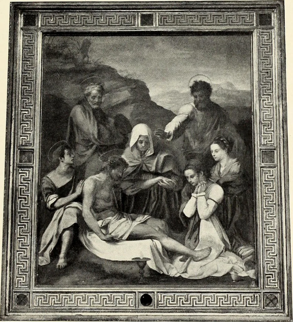 An illustration from Florentinische und venezianische Bilderrahmen aus der Zeit der Gotik und Renaissance, 1902, leaf 55