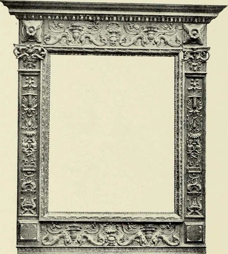 An illustration from Florentinische und venezianische Bilderrahmen aus der Zeit der Gotik und Renaissance, 1902, leaf 56