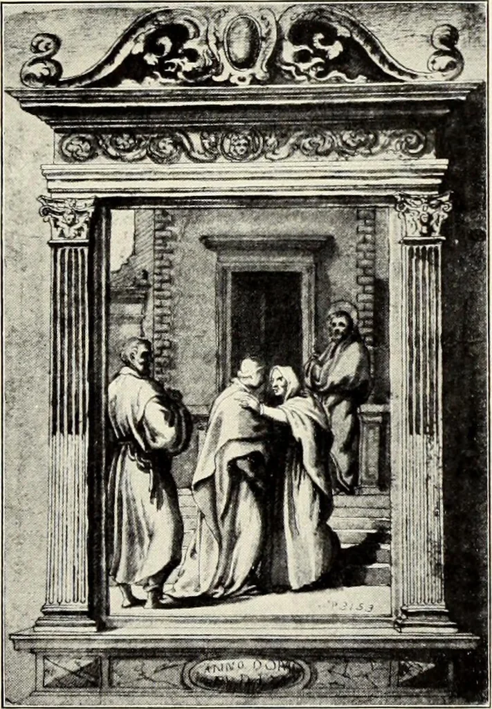 An illustration from Florentinische und venezianische Bilderrahmen aus der Zeit der Gotik und Renaissance, 1902, leaf 57