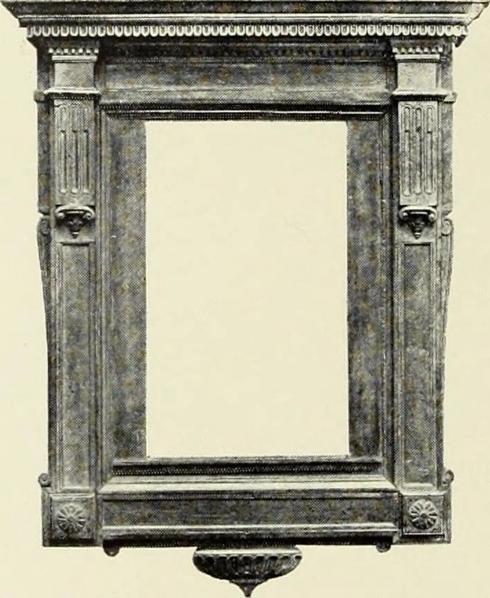 An illustration from Florentinische und venezianische Bilderrahmen aus der Zeit der Gotik und Renaissance, 1902, leaf 60