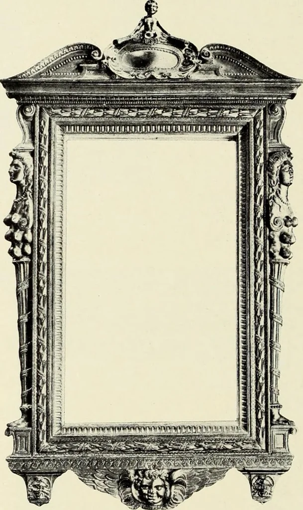 An illustration from Florentinische und venezianische Bilderrahmen aus der Zeit der Gotik und Renaissance, 1902, leaf 62