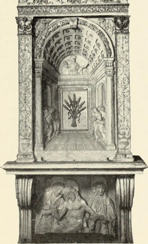 An illustration from Florentinische und venezianische Bilderrahmen aus der Zeit der Gotik und Renaissance, 1902, leaf 65
