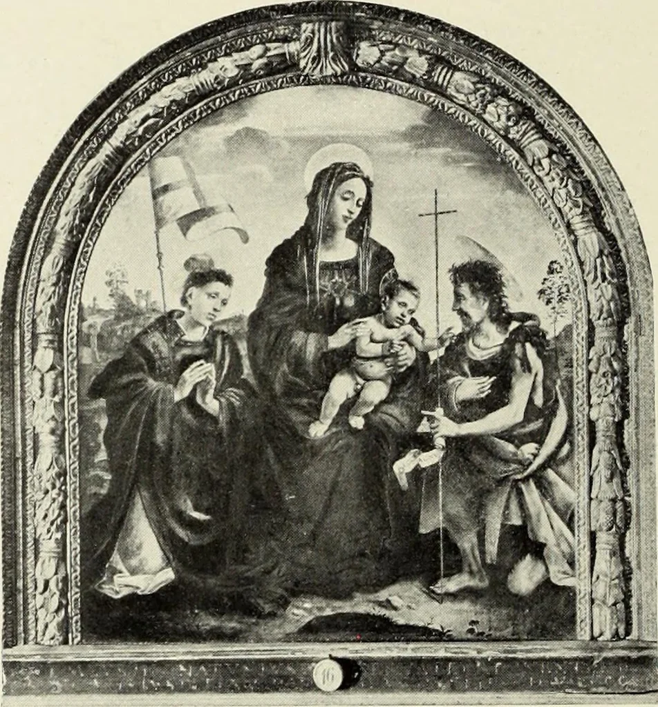 An illustration from Florentinische und venezianische Bilderrahmen aus der Zeit der Gotik und Renaissance, 1902, leaf 68