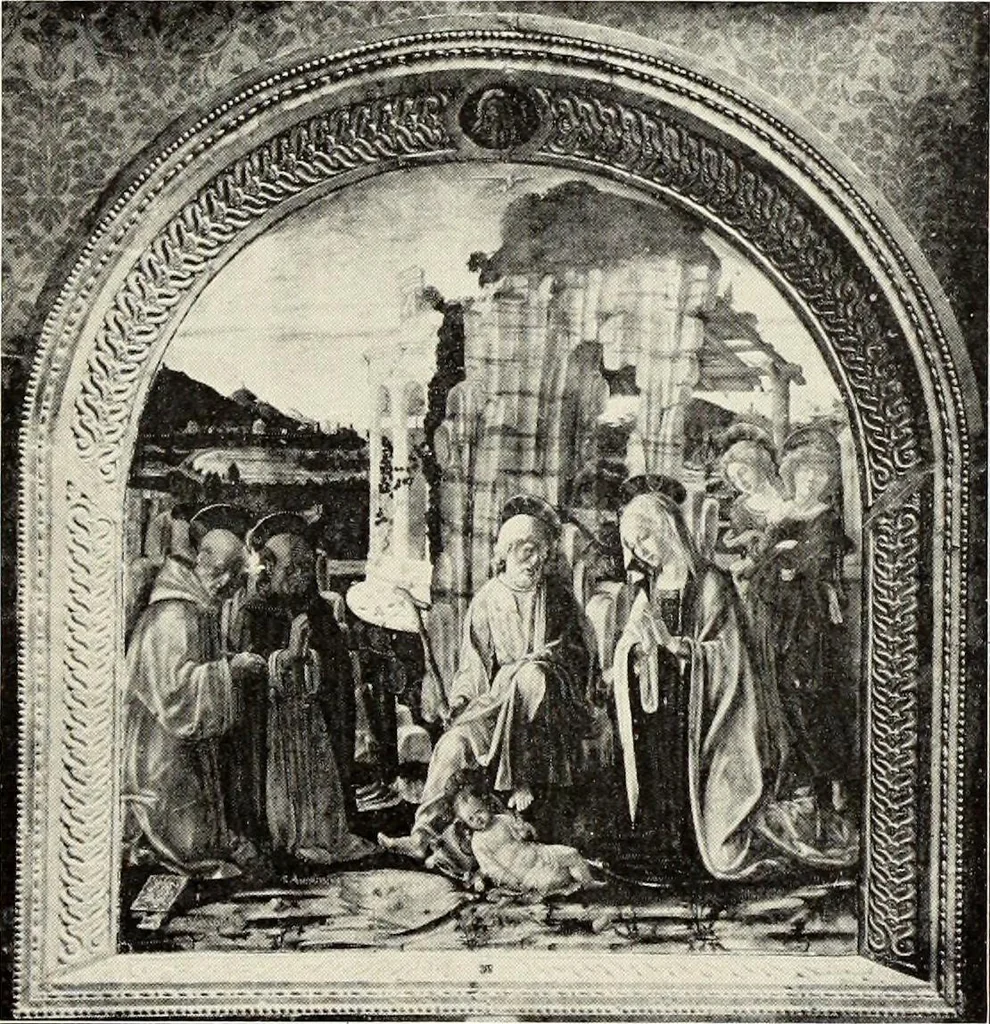 An illustration from Florentinische und venezianische Bilderrahmen aus der Zeit der Gotik und Renaissance, 1902, leaf 69
