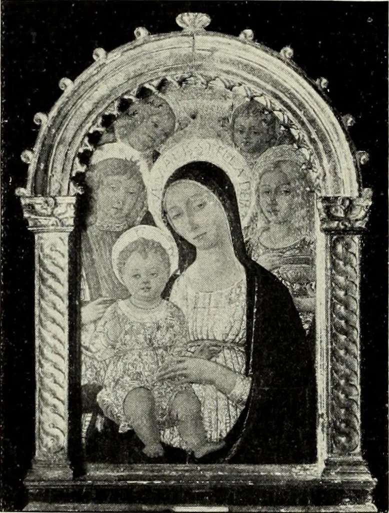 An illustration from Florentinische und venezianische Bilderrahmen aus der Zeit der Gotik und Renaissance, 1902, leaf 70