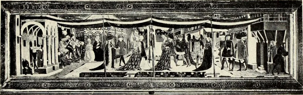 An illustration from Florentinische und venezianische Bilderrahmen aus der Zeit der Gotik und Renaissance, 1902, leaf 71