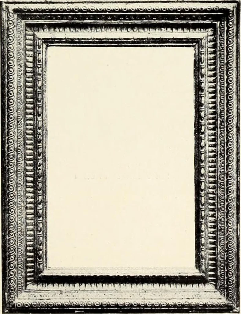 An illustration from Florentinische und venezianische Bilderrahmen aus der Zeit der Gotik und Renaissance, 1902, leaf 71
