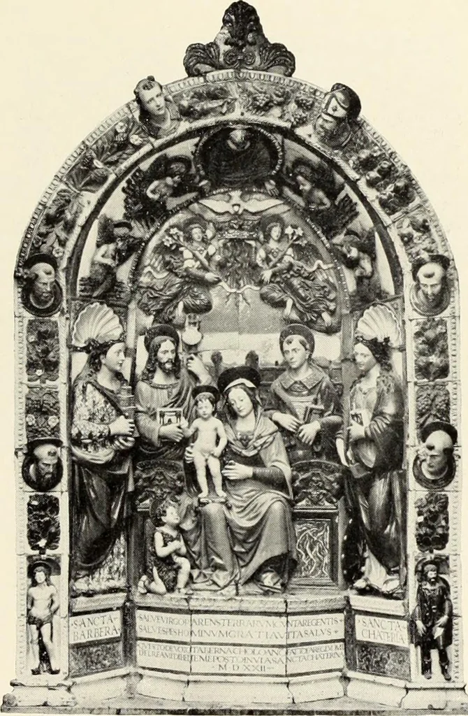 An illustration from Florentinische und venezianische Bilderrahmen aus der Zeit der Gotik und Renaissance, 1902, leaf 73