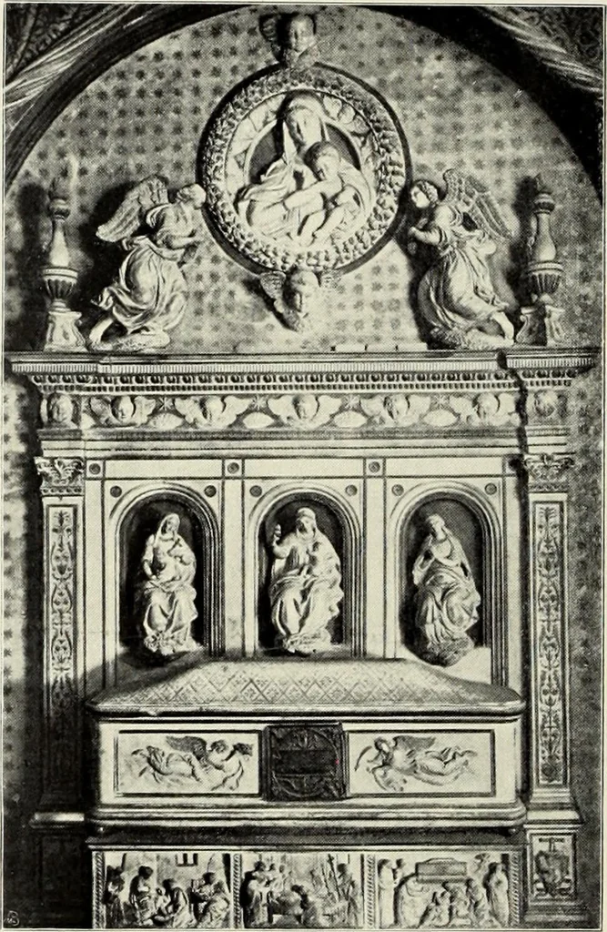 An illustration from Florentinische und venezianische Bilderrahmen aus der Zeit der Gotik und Renaissance, 1902, leaf 74