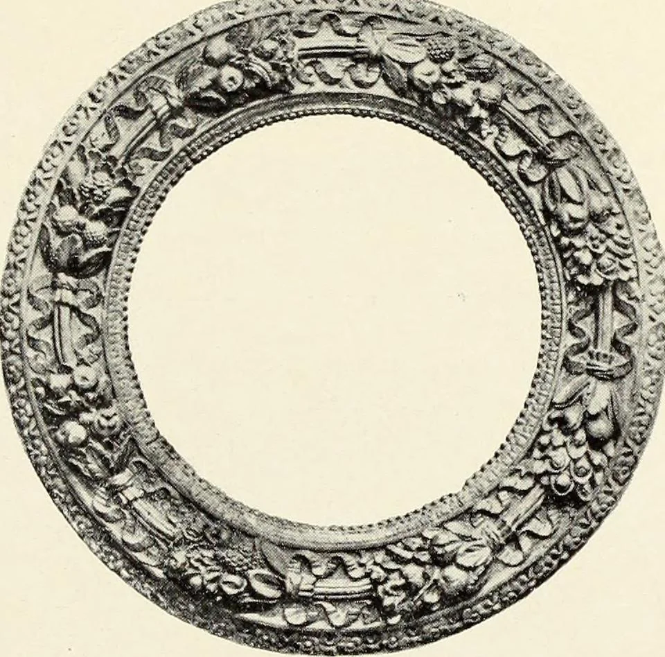 An illustration from Florentinische und venezianische Bilderrahmen aus der Zeit der Gotik und Renaissance, 1902, leaf 79