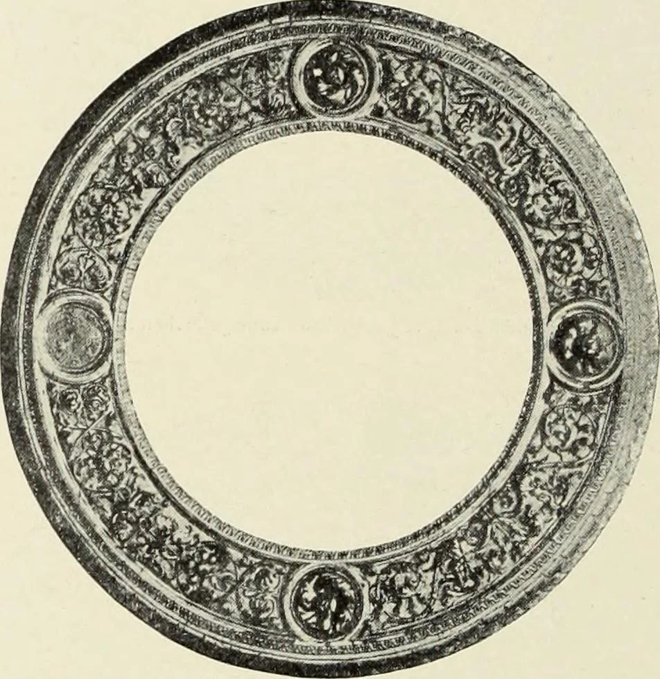 An illustration from Florentinische und venezianische Bilderrahmen aus der Zeit der Gotik und Renaissance, 1902, leaf 80