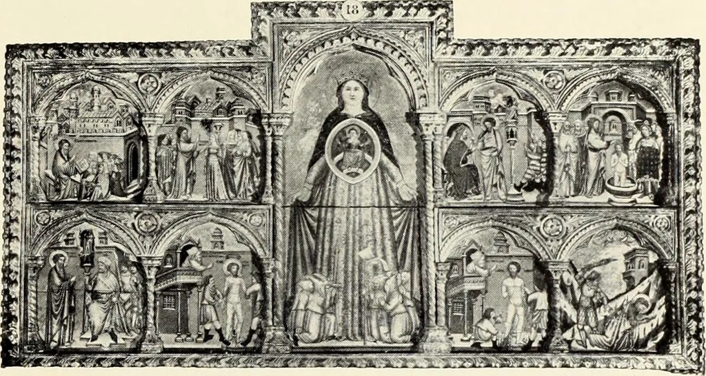 An illustration from Florentinische und venezianische Bilderrahmen aus der Zeit der Gotik und Renaissance, 1902, leaf 89