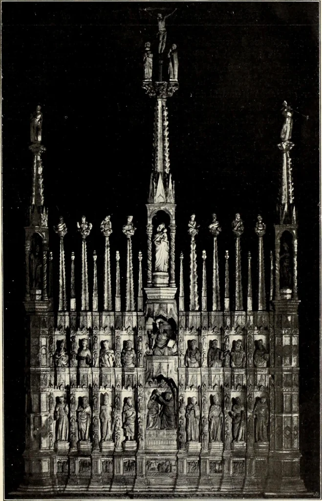 An illustration from Florentinische und venezianische Bilderrahmen aus der Zeit der Gotik und Renaissance, 1902, leaf 93