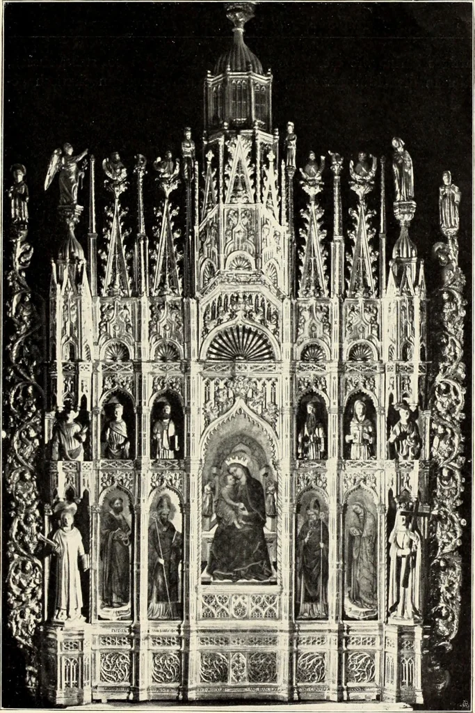 An illustration from Florentinische und venezianische Bilderrahmen aus der Zeit der Gotik und Renaissance, 1902, leaf 97