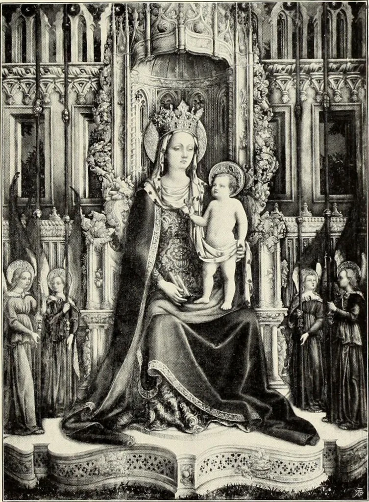 An illustration from Florentinische und venezianische Bilderrahmen aus der Zeit der Gotik und Renaissance, 1902, leaf 99
