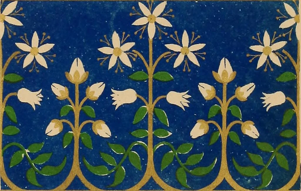 An illustration from Floriated ornament: a series of thirty-one designs, 1849, leaf 127