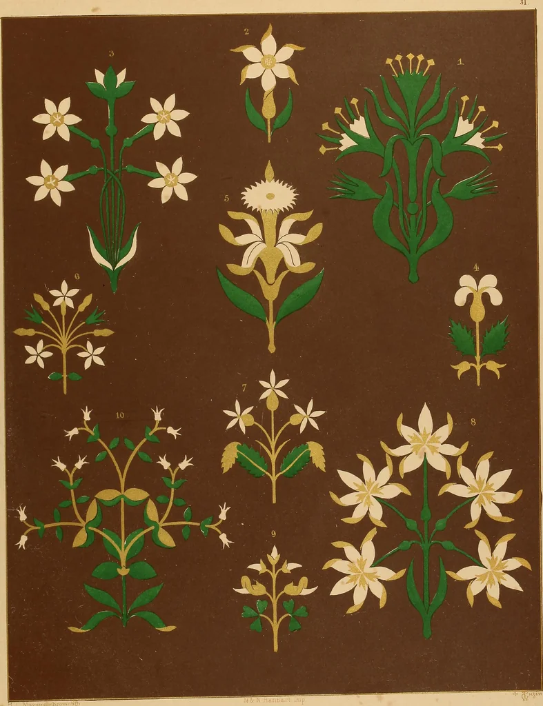An illustration from Floriated ornament: a series of thirty-one designs, 1849, leaf 131