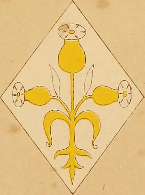 An illustration from Floriated ornament: a series of thirty-one designs, 1849, leaf 19